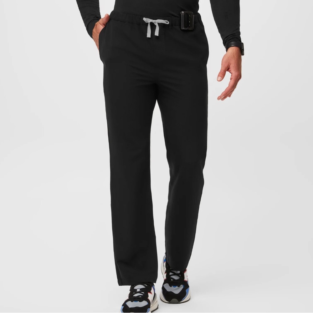 Figs Scrubs Straight Leg Pants Black Nurse Doctor Vet Mens Size 2XL